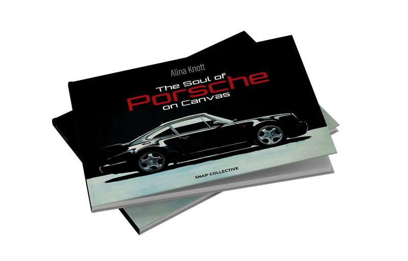 The Soul of Porsche on Canvas by Alina Knott