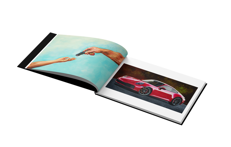 The Soul of Porsche on Canvas by Alina Knott