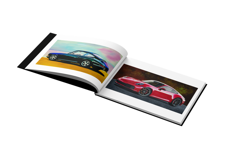 The Soul of Porsche on Canvas by Alina Knott