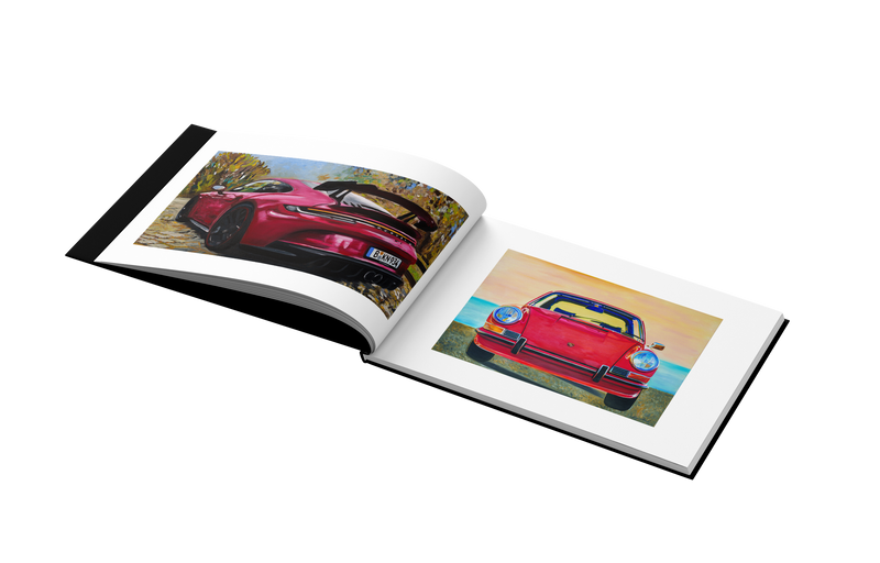 The Soul of Porsche on Canvas by Alina Knott